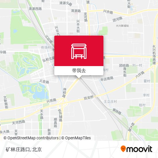 矿林庄路口地图