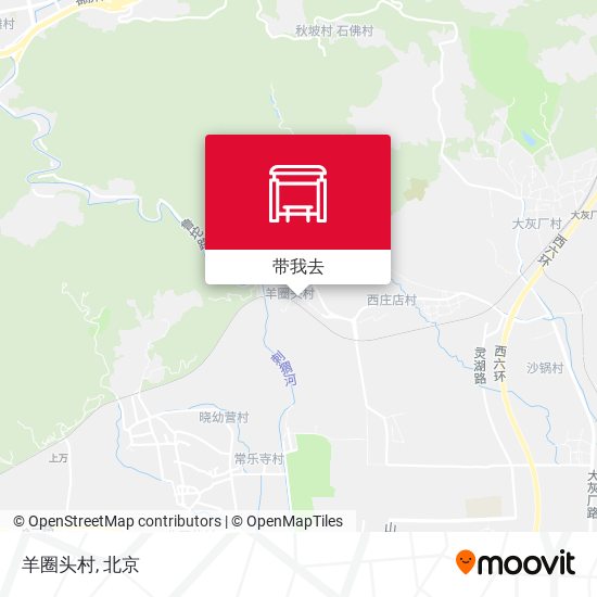 羊圈头村地图