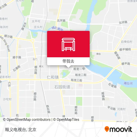顺义电视台地图