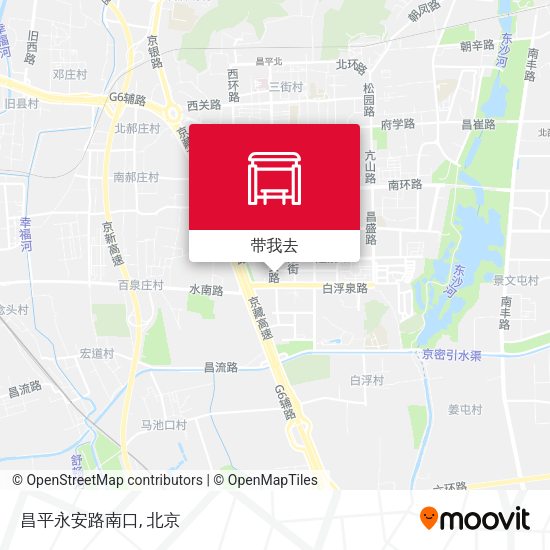 昌平永安路南口地图