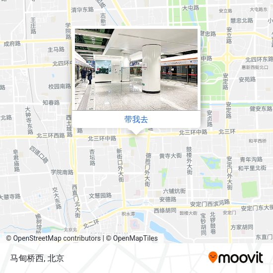 马甸桥西地图