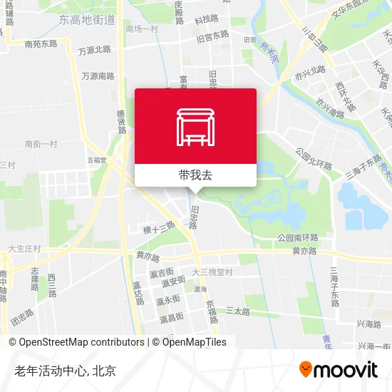 老年活动中心地图