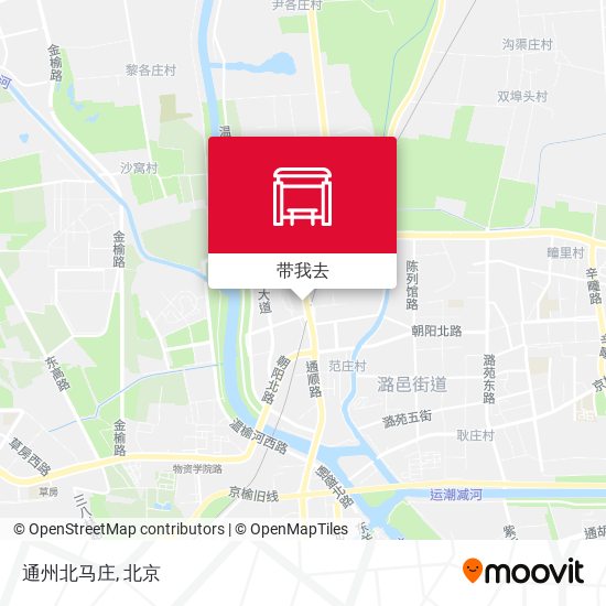 通州北马庄地图