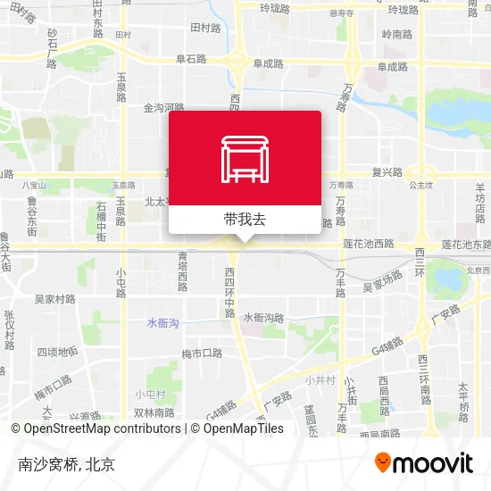 南沙窝桥地图