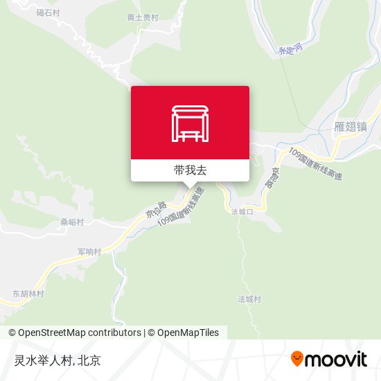 灵水举人村地图