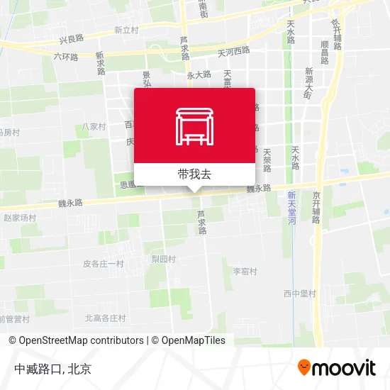 中臧路口地图