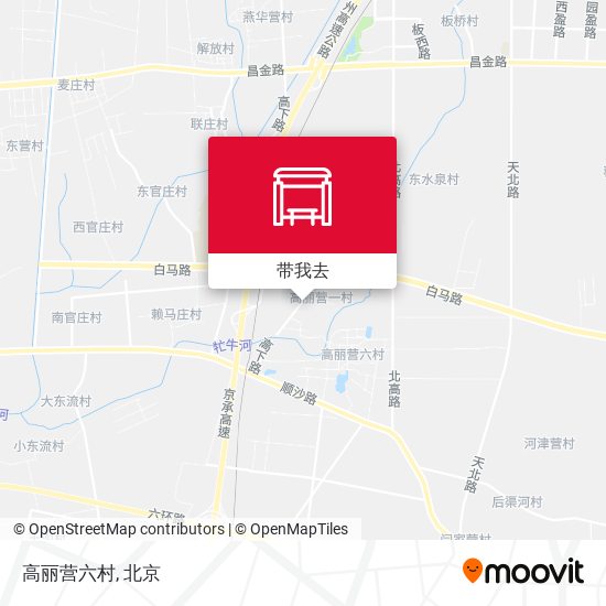 高丽营六村地图