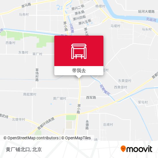 黄厂铺北口地图
