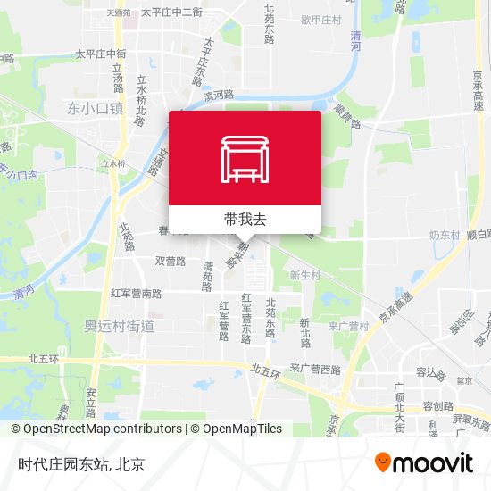 时代庄园东站地图