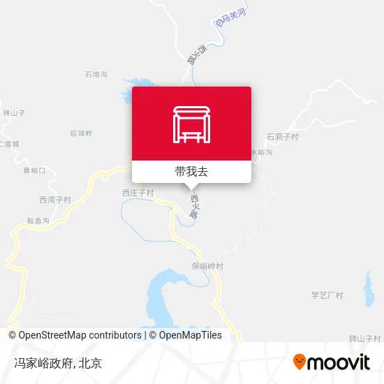 冯家峪政府地图