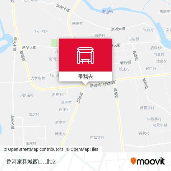 香河家具城西口地图