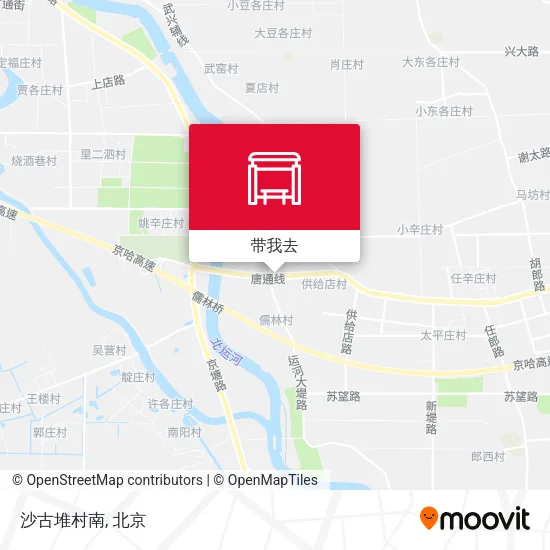 沙古堆村南地图