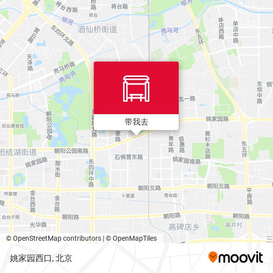 姚家园西口地图