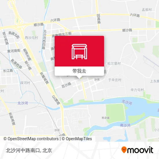 北沙河中路南口地图