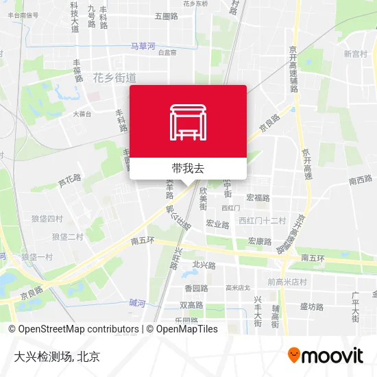 大兴检测场地图