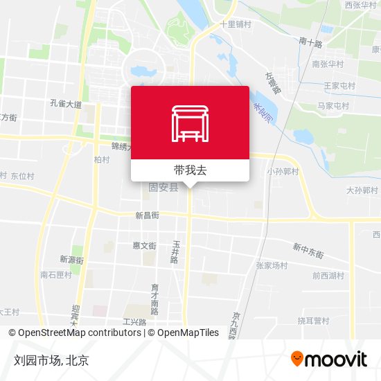 刘园市场地图