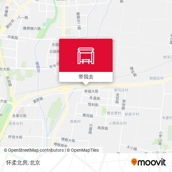 怀柔北房地图