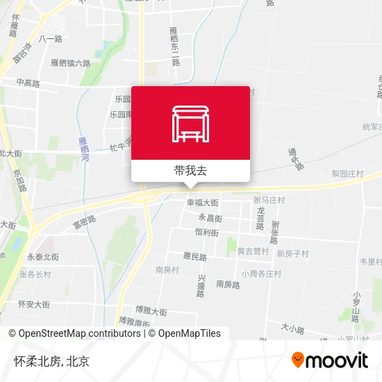 怀柔北房地图
