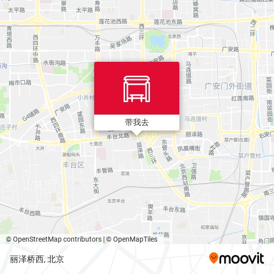 丽泽桥西地图