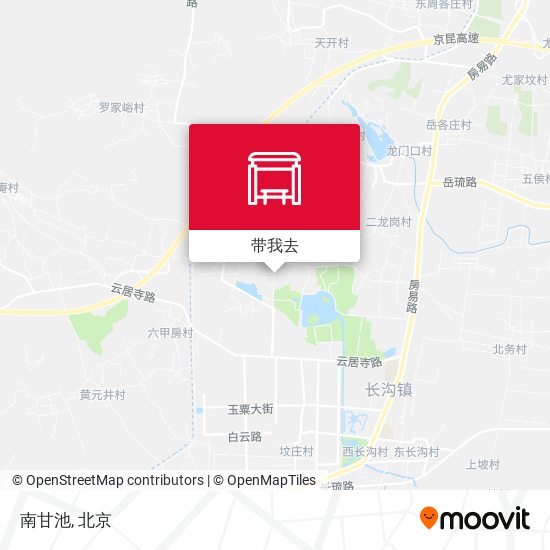 南甘池地图
