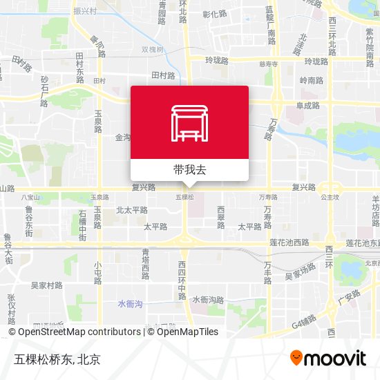 五棵松桥东地图