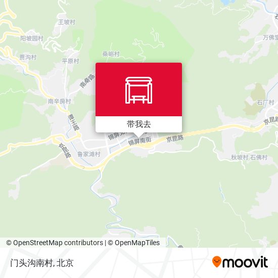 门头沟南村地图
