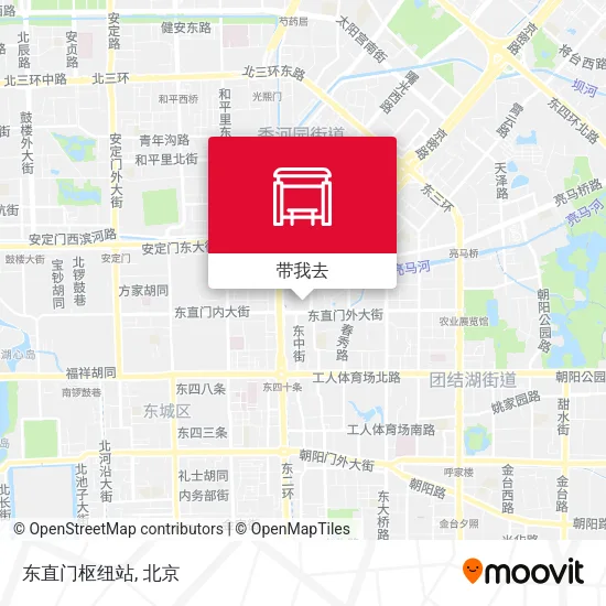东直门枢纽站地图