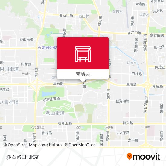 沙石路口地图