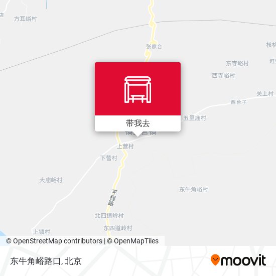 东牛角峪路口地图