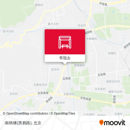 南韩继(房易路)地图