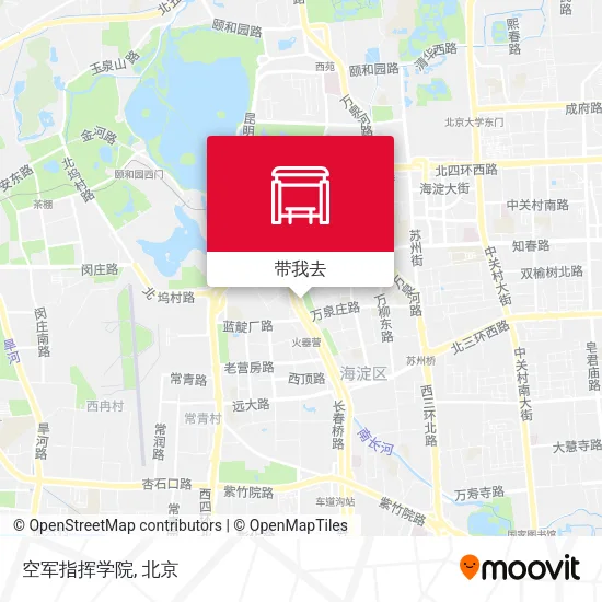 空军指挥学院地图