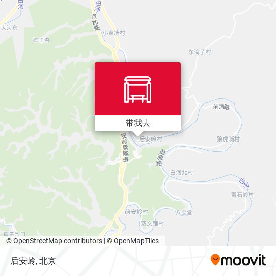 后安岭地图