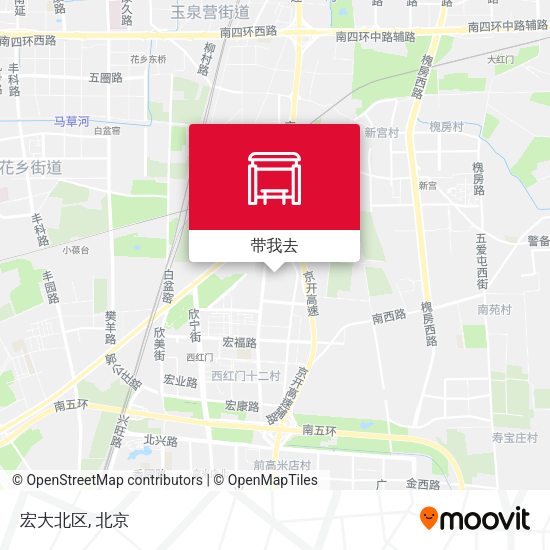 宏大北区地图