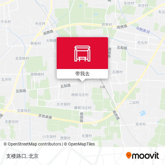 支楼路口地图