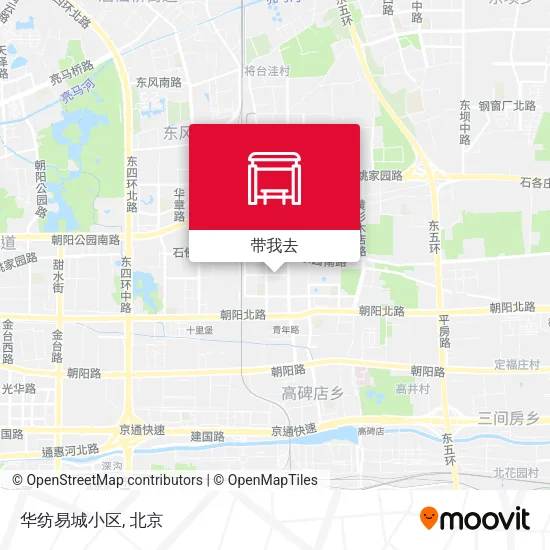 华纺易城小区地图