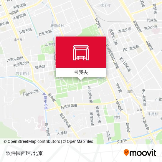 软件园西区地图