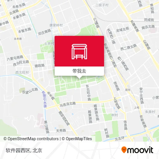 软件园西区地图
