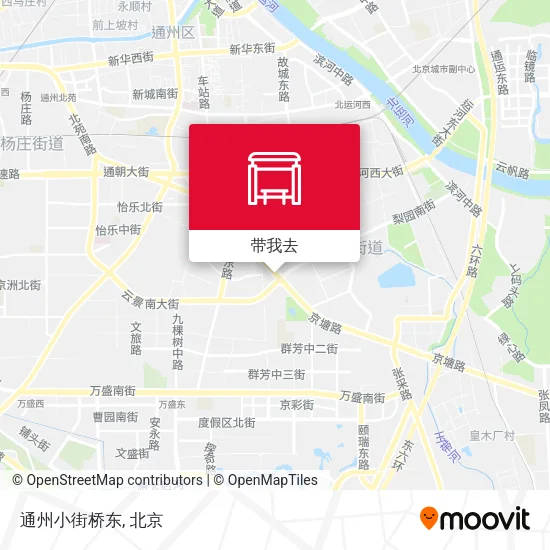 通州小街桥东地图