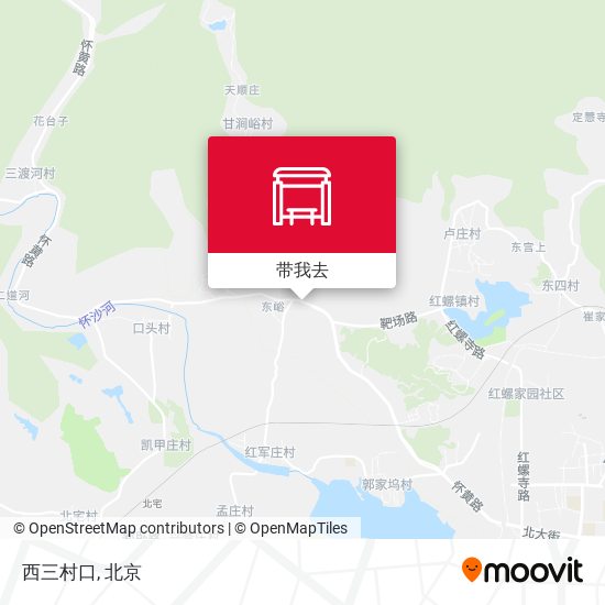 西三村口地图