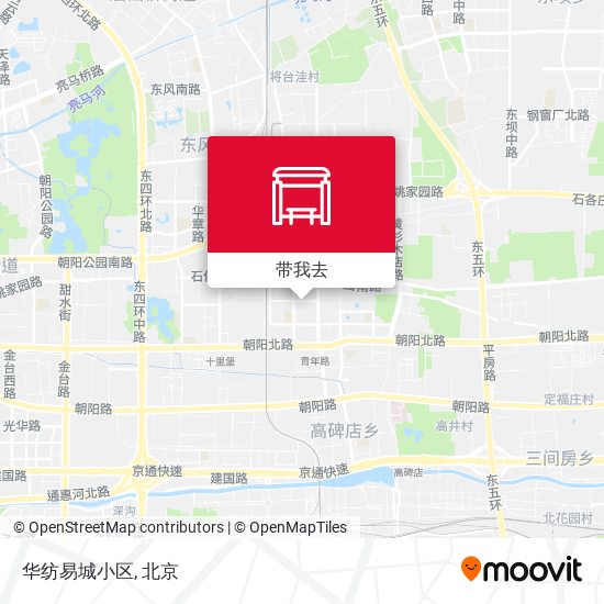华纺易城小区地图