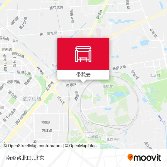 南影路北口地图