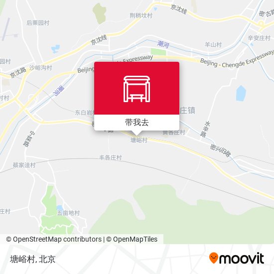 塘峪村地图