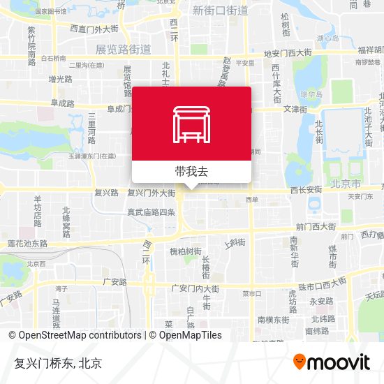 复兴门桥东地图