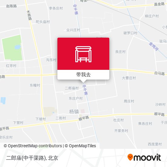 二郎庙(中干渠路)地图