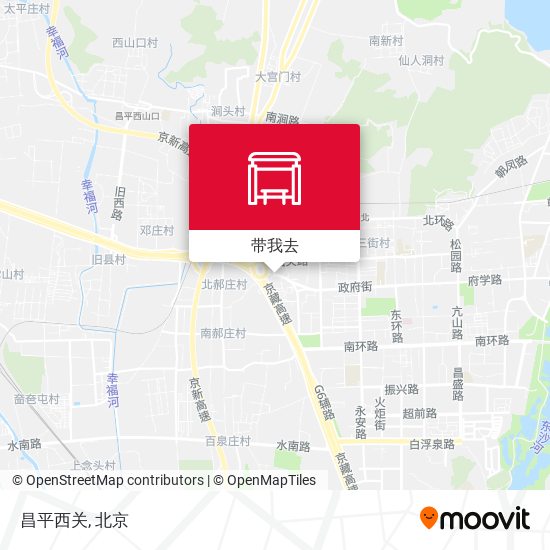 昌平西关地图