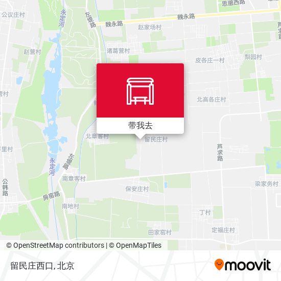 留民庄西口地图