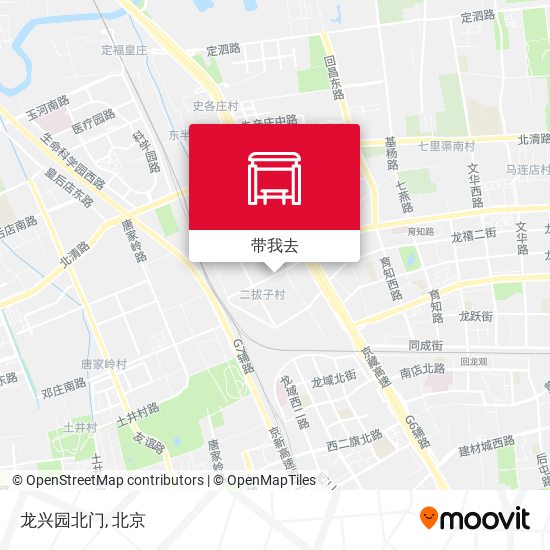 龙兴园北门地图