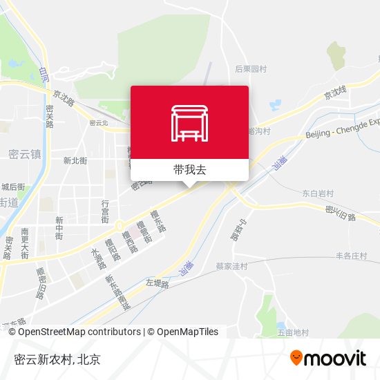 密云新农村地图
