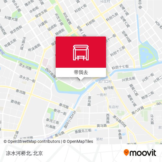 凉水河桥北地图