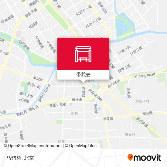 马驹桥地图